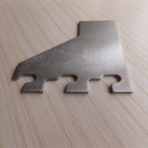 Stainless steel front hanging card head front hanging welding sheet AA column column insert front side hanging foot plate welding head