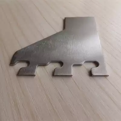 Stainless steel positive hanging side hanging card head Positive hanging welding piece AA column ladder column insert piece positive side hanging foot piece welding piece head