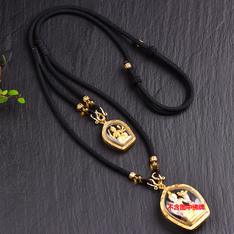 Hand fine choreography Thai Buddhist chain Sub-hanging rope hanging pendant hanging rope single hanging double hanging multi-hanging adjustment section