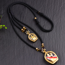 Hand-woven Thai Buddha brand chain Buddha brand lanyard Pendant Lanyard single hanging double hanging multi-hanging adjustment section