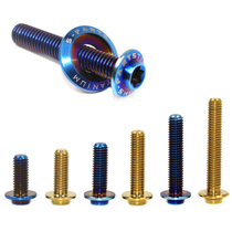 S-PARTS titanium alloy A3 umbrella head M5 M6 M8 screw gasket locomotive motorcycle modified bolt Stan