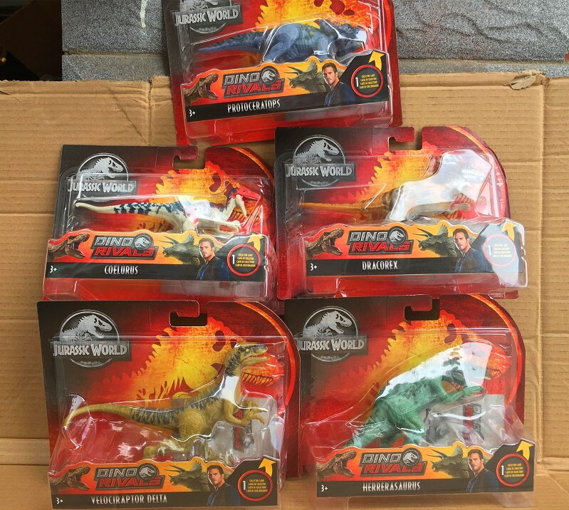 Mattel Jurassic World Base Dinosaur Toy Original Horned Velociraptor Dragon Chameleon King Dragon Herrera Dragon FFPF11