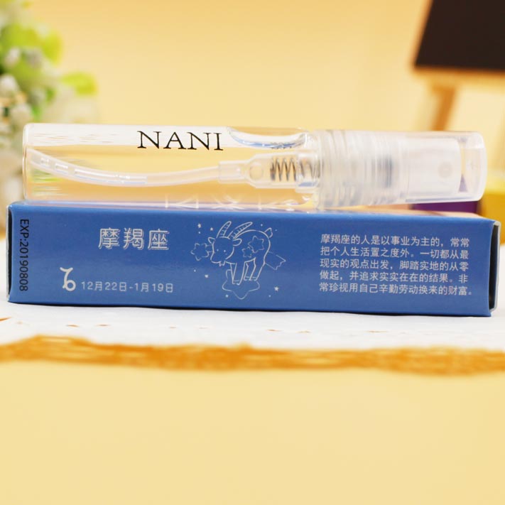 9.9 nhân dân tệ chính hãng Nani hoa quả nguyên liệu 5ml cơ thể sương với tưới nước 12 chòm sao nước hoa nam giới và phụ nữ lâu dài