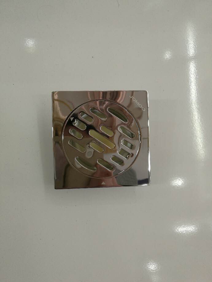 Jiumu floor drain powder room shower room floor drain stainless steel deodorant square ultra-thin floor drain X92016 92017