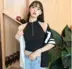 Vest phụ nữ rốn đoạn ngắn bên trong mùa hè bó sát bên ngoài châu Âu và Hoa Kỳ quai chéo cẩn thận máy hàng đầu - Áo ba lỗ quần áo thời trang nữ Áo ba lỗ