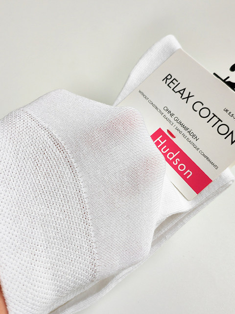 Hudson Relax Cotton Imported from German Is Soft and Skin-Friendly and Does Not Stuffy the Feet. 97% Pure Cotton Women's Socks