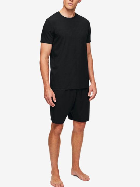 Centennial-Old British Brand Dr Imported Derek Rose Round-Neck Cool 95% Pure Cotton Modal Base Shirt T-Shirt for Men