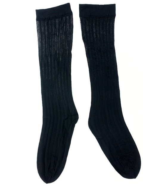 Swiss Imported Fogal 30D Vertical Stripe Elastic Matte Comfortable Breathable Non-Slip Mid-Calf Socks for Women