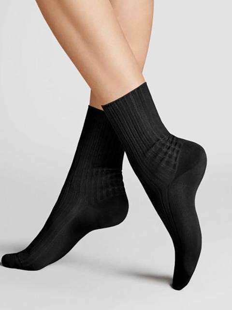 Snugli German Imported Hudson Rib Soft Glossy Striped Ribbed Candy-Colored Fashionable Mid-Calf Women's Socks