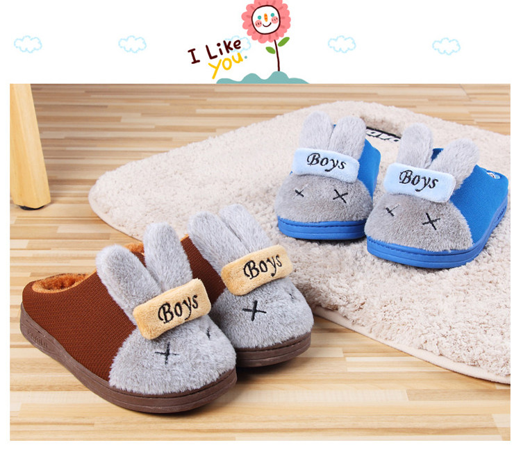 Pantoufles enfants en autre pour hiver - semelle caoutchouc antidérapant - Ref 986978 Image 24