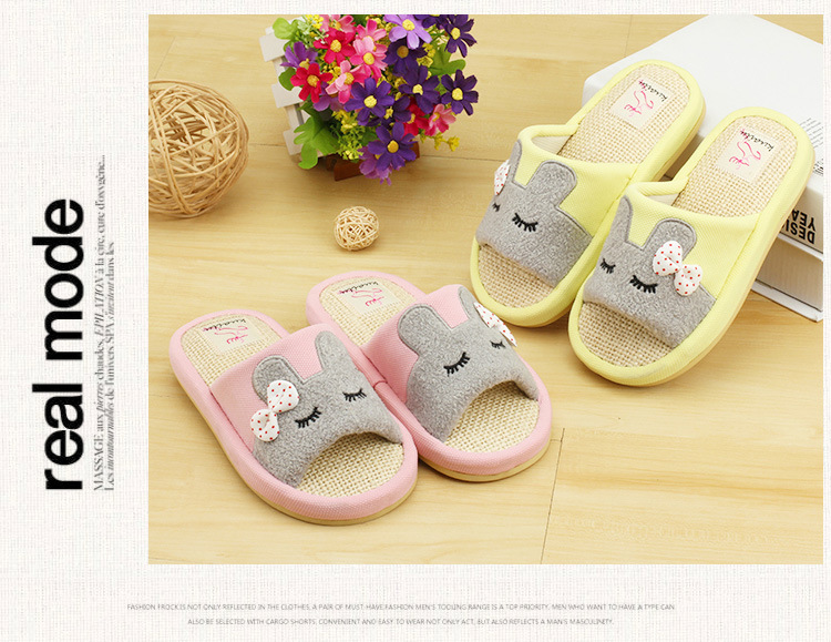 Pantoufles enfants en coton pour printemps - Ref 986340 Image 35