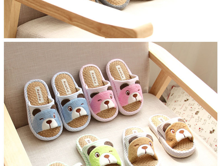 Pantoufles enfants en autre pour printemps - semelle caoutchouc antidérapant - Ref 986171 Image 23