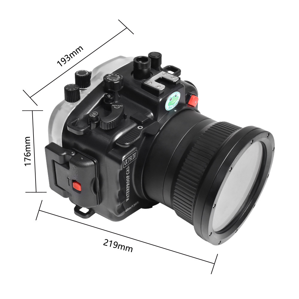 Diving camera waterproof shell underwater 40 m for single-eye camera A7RIV depth waterproof protective shell