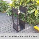 九度菜园 Верхние и нижние посадочные ящики, полимерные балконные горшки для овощей, двухслойные трехмерные комбинированные подставки для цветов, цветочные горшки и овощные ящики.