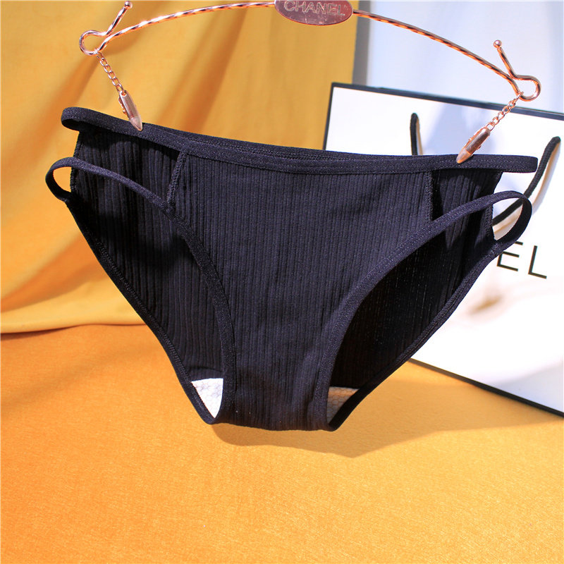 Comfort Ribbon Briefs PANTS WOMEN'S PURE COTTON UNSCRATCHED FULL COTTON CROTCH LADIES PANTS SHORT TRIANGLE BREATHABLE THIN NEW