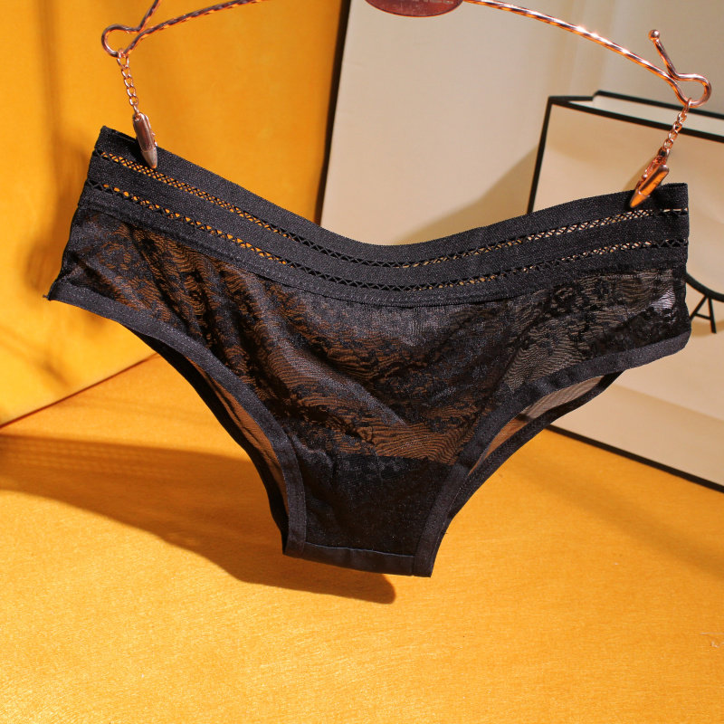 Good stock Waisty Wide Waist's Underpants Lady Lace Sexy Seductive No Marks Pure Cotton Crotch Breathable Thin Lady Triangle Shorts