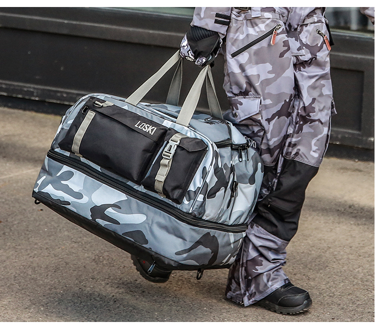 Tay trượt tuyết cổ điển LDski backpack ba lô đơn đa chức năng 55L dung tích lớn chống nước chống mài mòn balo the north face