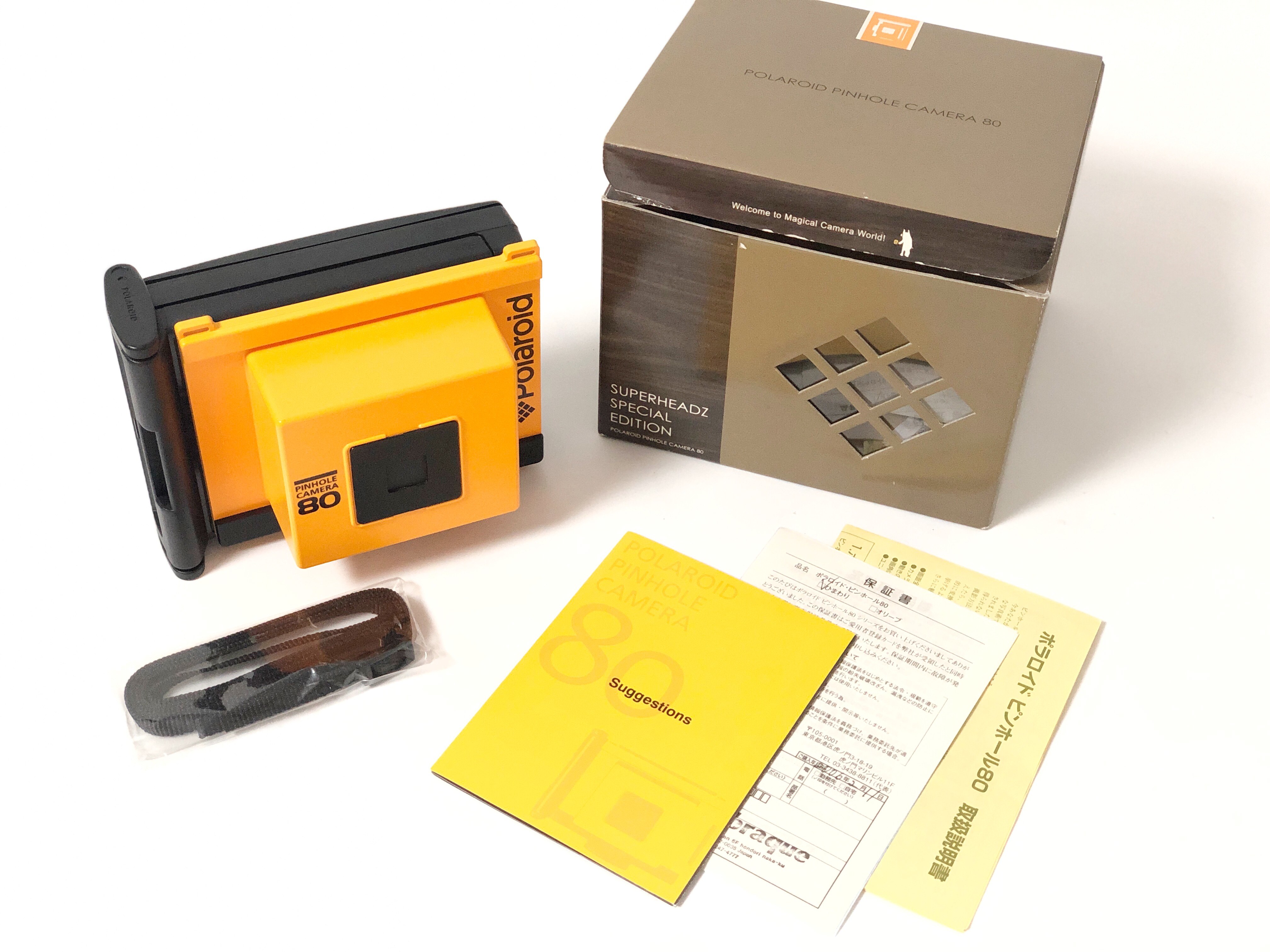 Pauli comes to pinhole camera polaroid pinhole rare turmeric color