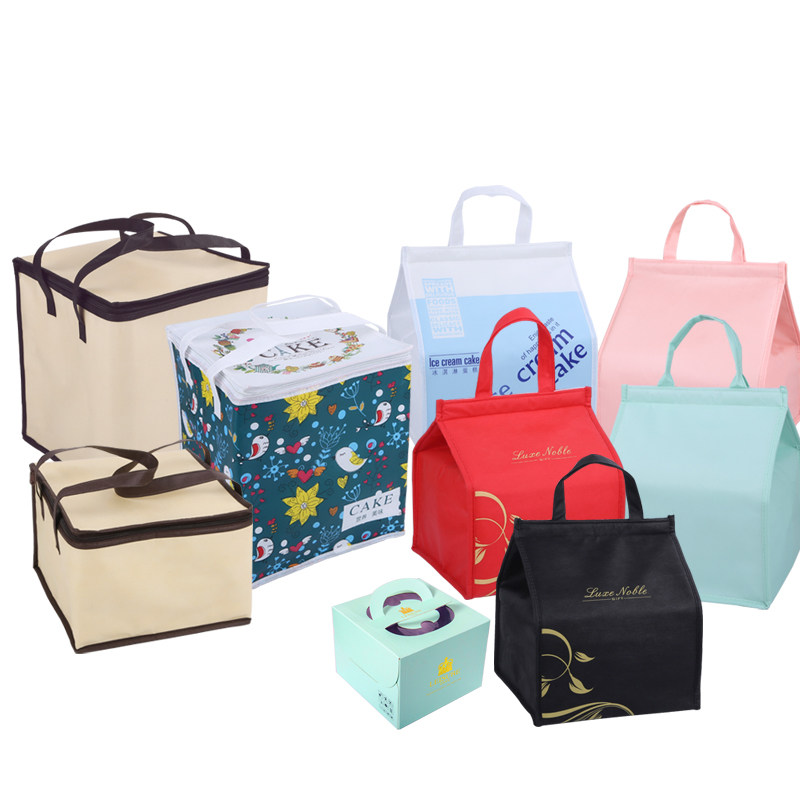 Highlight cake insulation bag 6 inch 8 inch 10 inch 12 inch take-out double Barbie insulation bag custom spot fresh-keeping bag