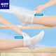 ເດັກນ້ອຍແມ່ຍິງ socks summer ບາງໆຝ້າຍ 100% ເດັກຊາຍ 3-16 ປີແທ້ຝ້າຍໂຮງຮຽນ socks ນັກຮຽນສີຂາວກາງ-calf socks