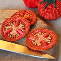 Cute and practical tomato coasters make your drinking time more interesting ~ Creative coasters