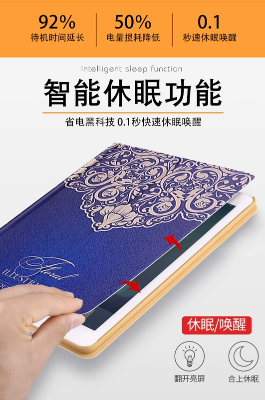 Chơi Huawei vinh quang bằng phẳng nắp bảo vệ 9,6 inch 2 phim hoạt hình bao da AGS-L / W09 bao gồm tất cả Fangshuai nhà máy tính - Phụ kiện máy tính bảng