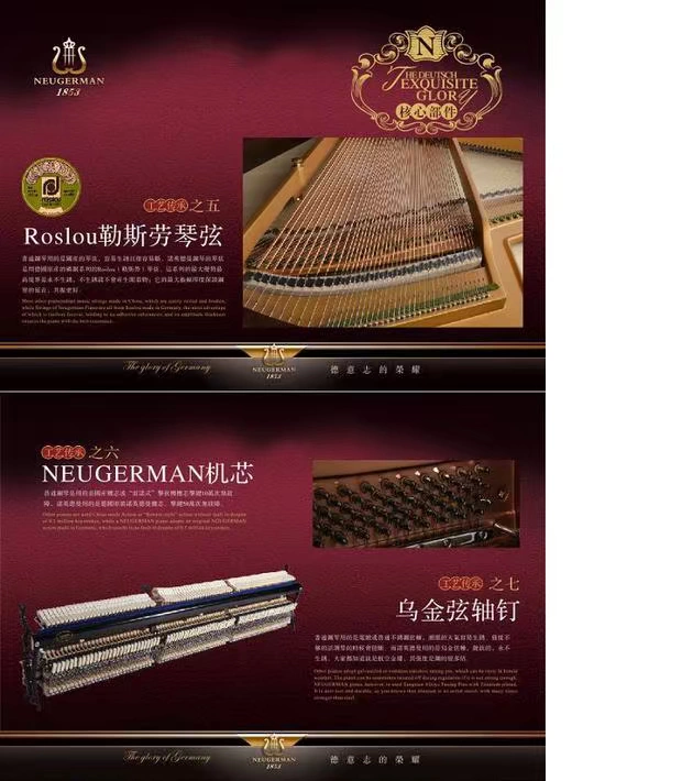 Đàn piano nhập khẩu nguyên bản Đàn piano cao cấp Đàn piano dọc Đàn piano Norman Deman NE-V6 bán đàn piano