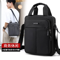 Single shoulder bag Vertical Slanted Satchel Casual Handbag Young Men Large Capacity Sports Nylon Canvas Man Bag Tide