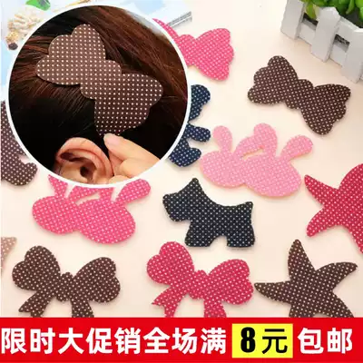 Korean cute bow magic stickers universal stickers Liuhai stickers hair stickers clip no trace Velcro sticky hair