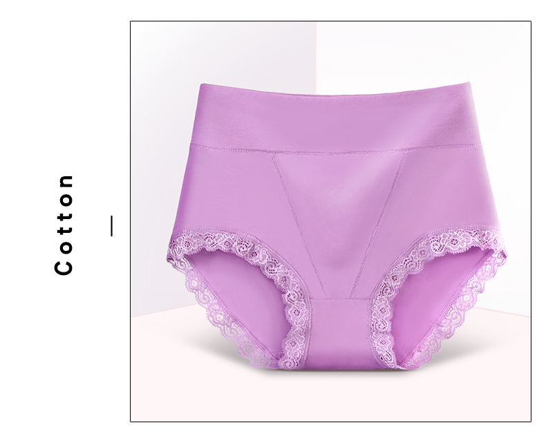 Kích thước lớn eo cao đồ lót phụ nữ cotton 100% cotton bụng nhỏ bụng chặt chẽ định hình quần đùi thoáng khí đồ lót trẻ em