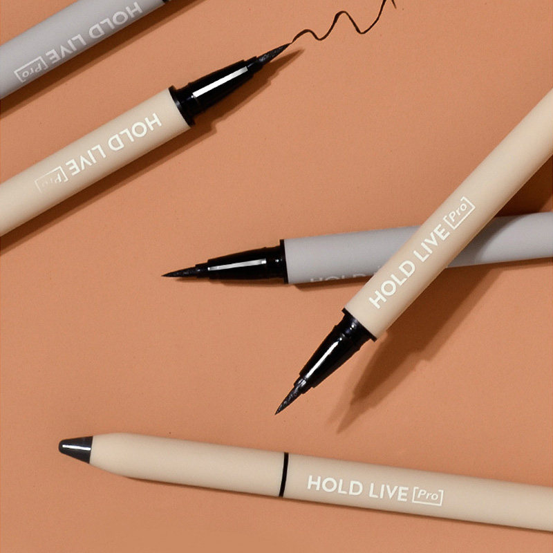 Waterproof inner eyelink pen lasting without fainting, sweat-proof hard pen fine head extremely thin and not easy to fall out of color speed dry
