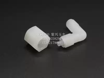 PVDF joint center pipe joint external tooth elbow CEMS parts imported PVDF material