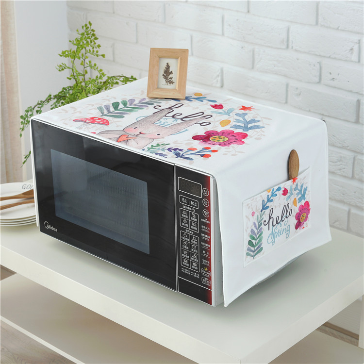 Microwave oven cover cover cotton cloth cover dust resistant oil cover of general oven cover beautiful Grand Dust cover