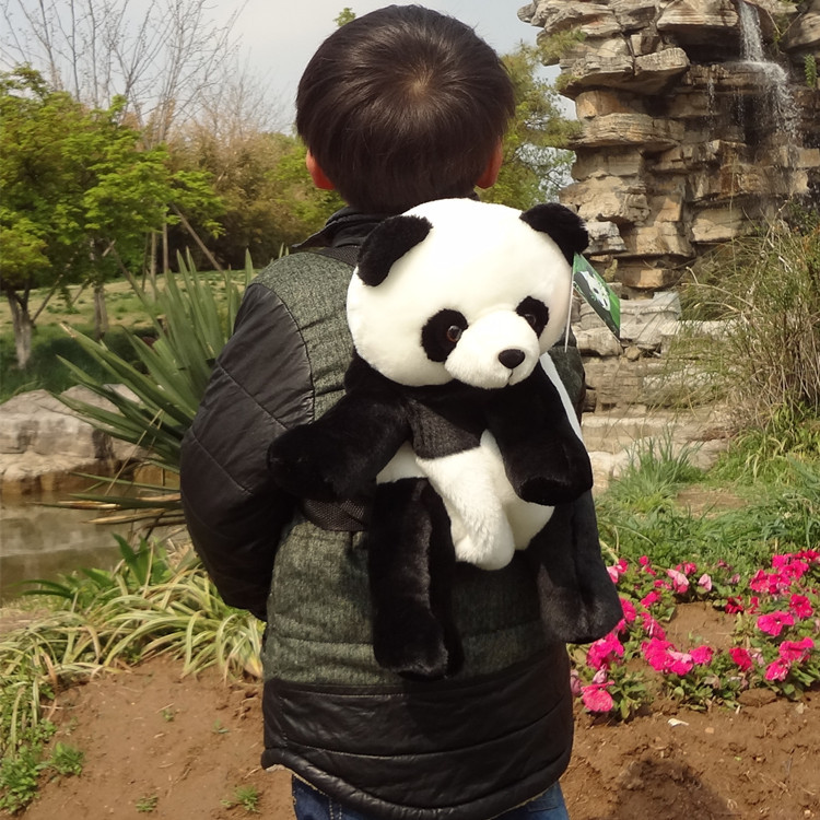 panda plush backpack