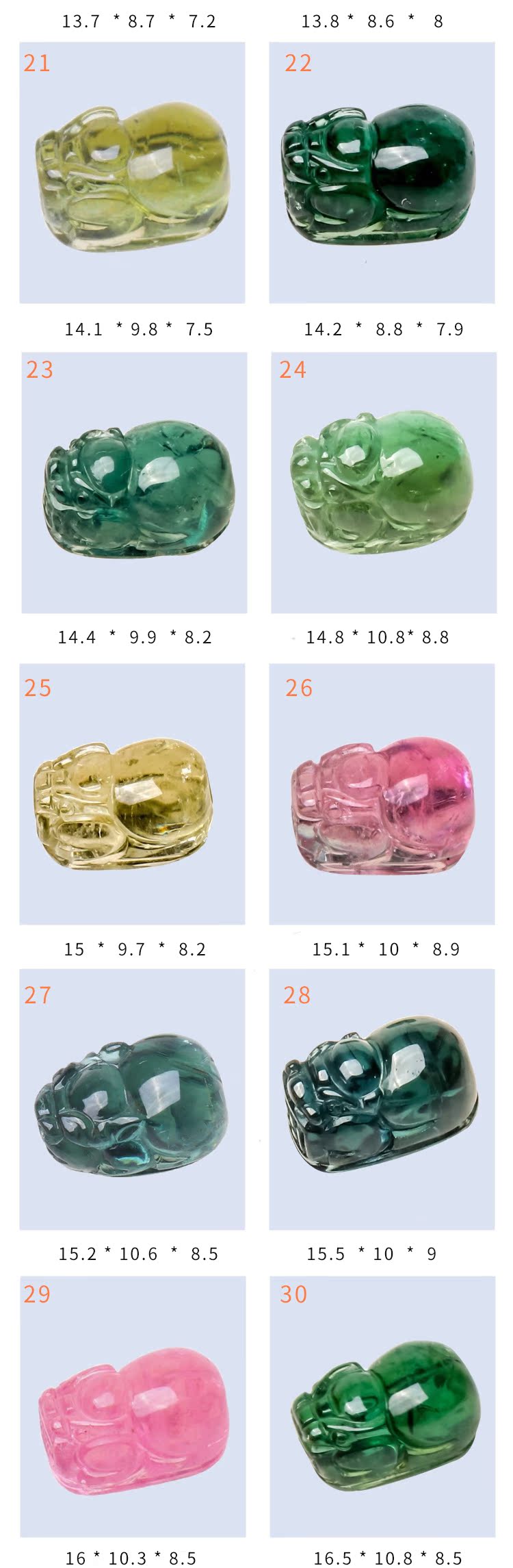 Bague Femme      en Cristal naturel pierre semi-precieuse - Ref 3086609 Image 11