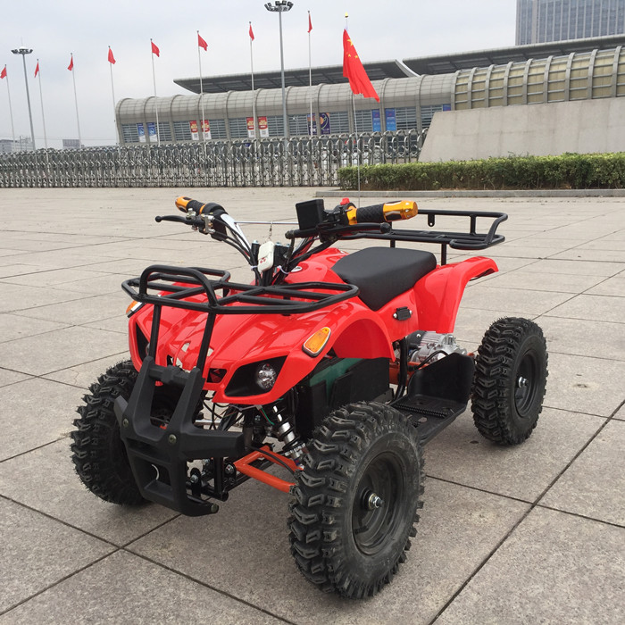 Square Electric Vehicle Children's Four-Wheel ATV Mini Little Bull Electric ATV Shaft Drive Rear Axle