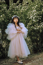 HININI original design 2021 summer new products children and girls fairy dream princess puffy dress gauze skirt