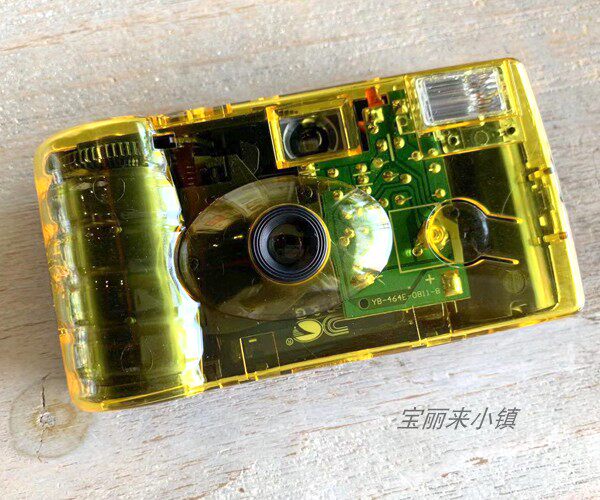 HOLGA disposable camera 135 Brand new purple yellow transparent birthday gift 36 color filter film machine