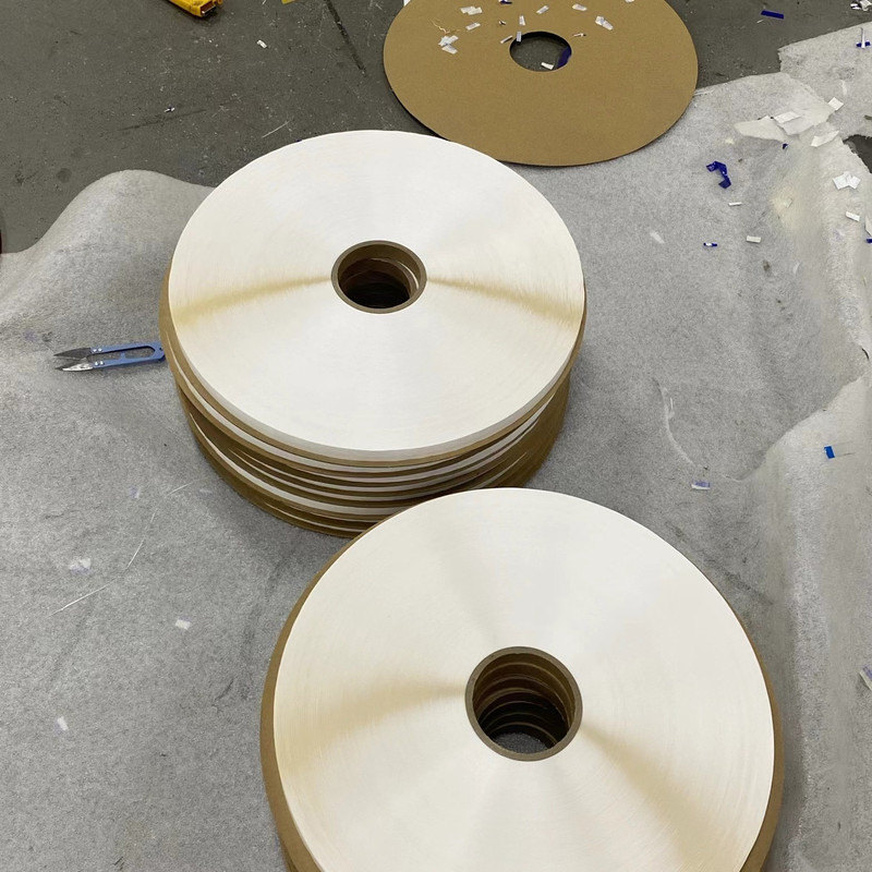 5000m White Pearlescent Film Damage-Free Tape Hot Melt Adhesive Double-Sided Tape Self-Adhesive Disposable Sealing Double-Sided Tape Strip
