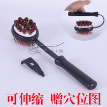 Wooden massage beating hammer hammer fitness hammer back leg shoulder Meridian beat stick health Mallet massager home