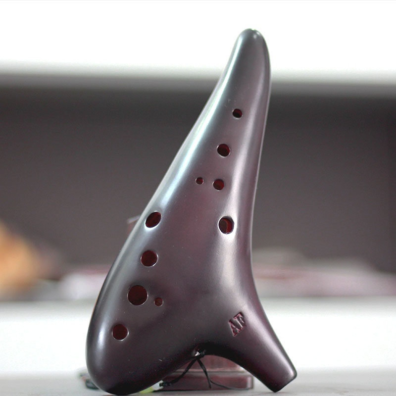 Recommended Ocarina 12 holes beginner af midrange f tone Incense burning Zhou Zilei Millennium Fengya twelve holes ceramic burial flower Yin