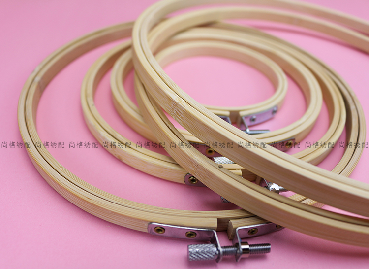 thêu tay căng tre căng khâu thêu thêu thêu thêu hoop khung thêu khung thêu vòng thêu tre diy - Công cụ & phụ kiện Cross-stitch tranh thêu chữ thập treo cầu thang