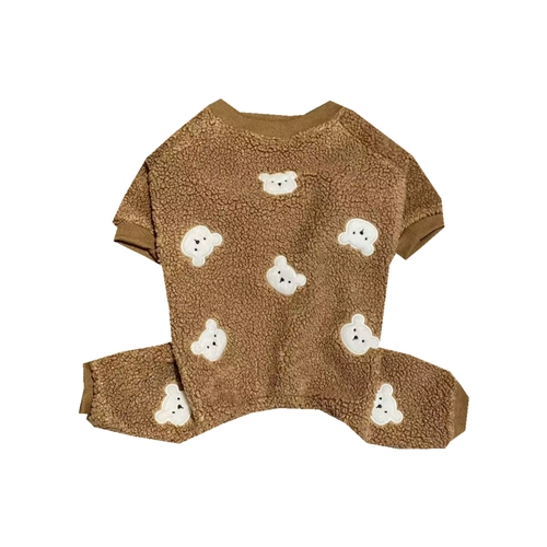 Сражаться с четвероногим одеждой для любимой собаки зимняя одежда мопс бульдог плюс бархатный утолщенный теплый боксерский костюм