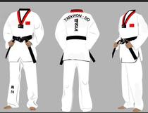 Taekwondo Childrens men and womens tutaekwondo taekwondo uniform cotton training uniform with long sleeves short sleeve taekwondo performance