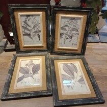 West East groceries foreign trade American country style old vintage hanging painting decoration wall decoration