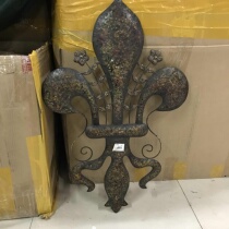 Foreign Trade Retro Flower Type Garden Iron Art Decoration Wall Decoration