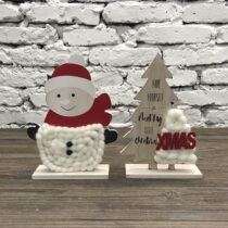 West East Grocery Export Single Christmas Themed Goat Felt Christmas Tree Snowman Decorate the Decorative Pendulum