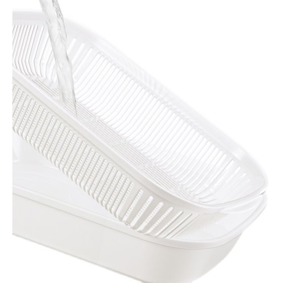 沥水篮双层水果盘家用厨房蔬菜海鲜塑料篮子滤水菜篓多功能洗菜盆