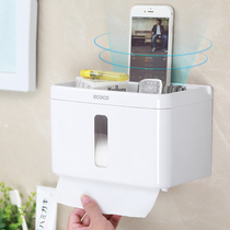  Creative toilet toilet tissue box Punch-free pumping paper toilet paper tube waterproof toilet paper box toilet paper rack