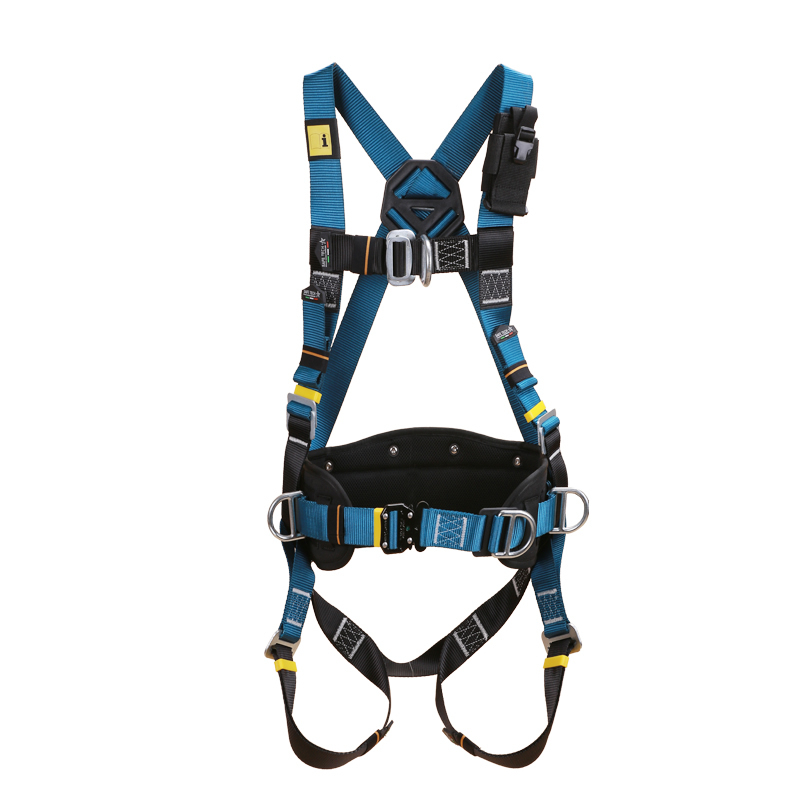 SAFETY wind power communication aerial work lightweight five-point full body safety belt with wear-resistant guard plate